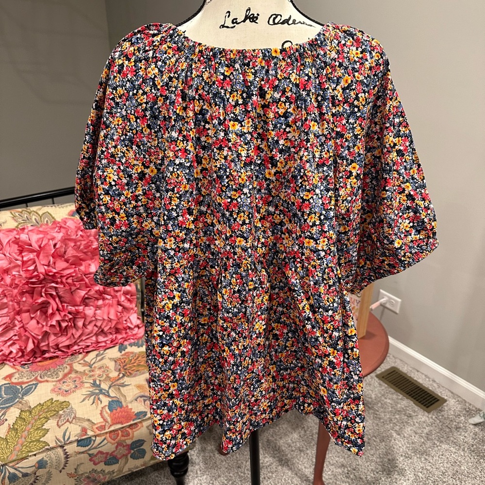 Spring Time Floral Top - Picture 3 of 3